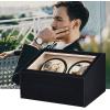 imageJampampT Technology Watch Winder for Automatic WatchesAutomatic Watch Winder with LED Light6 Watch Winder  6 Storage Case with Quiet Motor for ManWomans WatchesPU Snake SkinPU