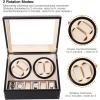 imageJampampT Technology Watch Winder for Automatic WatchesAutomatic Watch Winder with LED Light6 Watch Winder  6 Storage Case with Quiet Motor for ManWomans WatchesPU Snake SkinPU